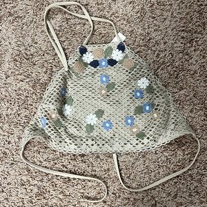 Crochet Aerie Swim Top